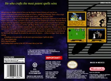 SpellCraft - Aspects of Valor (USA) (Proto) box cover back